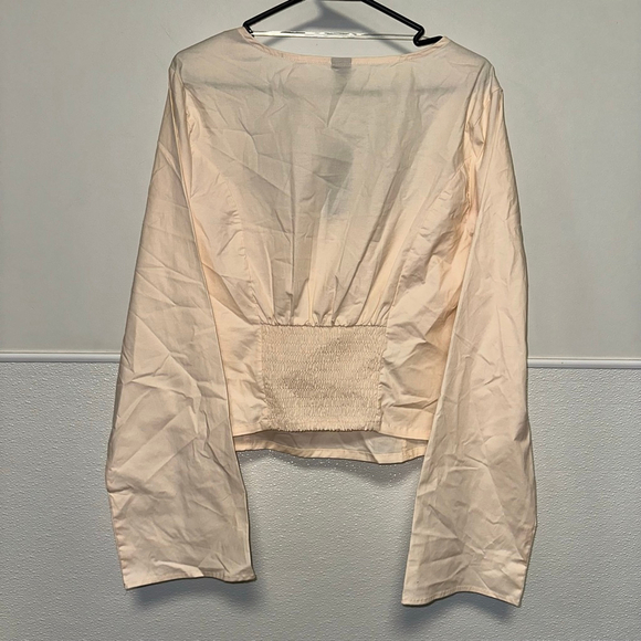 Wild Fable Women’s Long Sleeve Top Beige Size XXL NEW NWT Bell Sleeves Boho - Picture 6 of 12